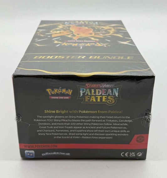 Pokemon TCG Scarlet & Violet 4.5 Paldean Fates Booster Bundle Sealed Case (10 Booster Bundles)