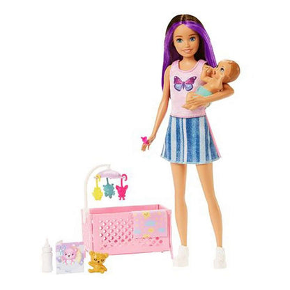 Barbie - Family - Skipper Babysitter Playset crib