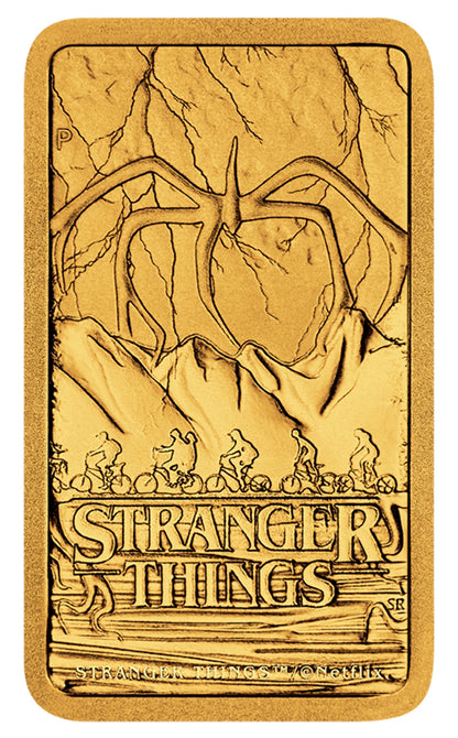 Stranger Things 2026 1g Gold Minted Bar