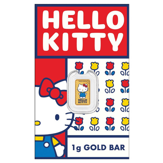 Hello Kitty 1g Gold Minted Bar - Limited Mintage 3000