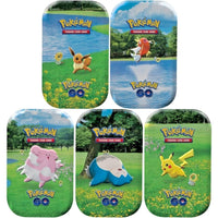 Pokémon TCG GO Mini Tin Complete Art Set (5 Tins, 2022) – Sealed
