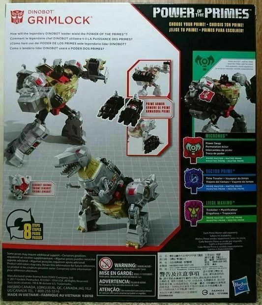 Transformers Power of the Primes Dinobot Grimlock Voyager Action Figure Toy