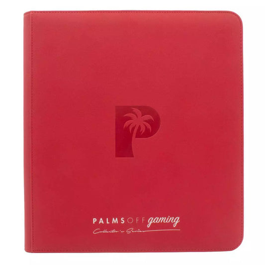Collector's Series 12 Pocket Zip Trading Card Binder - Red