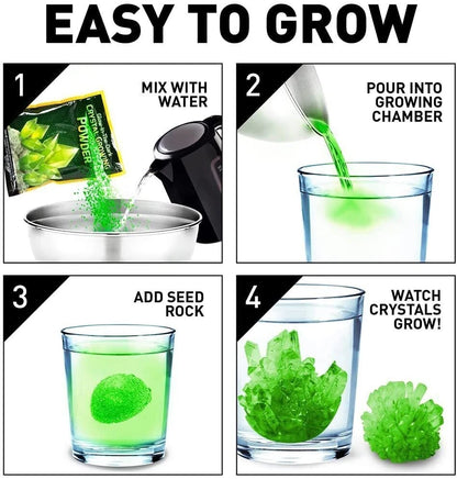 Glow-In-The-Dark Crystal Lab