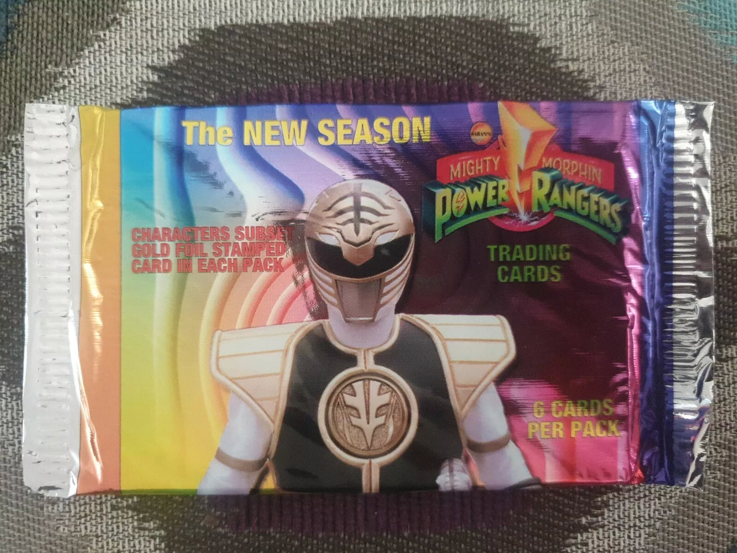 Mighty Morphin Power Rangers The New Season Trading Cards 1995 Sealed Pack