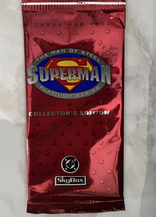 Vintage 1994 SkyBox The Man of Steel Superman, Collectors Edition- FactorySealed