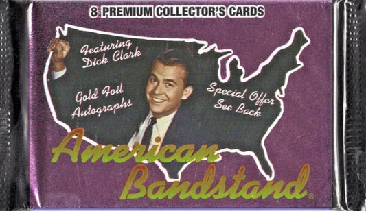 Unopened Pack 1993 Collect-A-Card AMERICAN BANDSTAND 8 Collector Cards