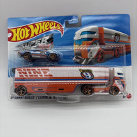 HOT WHEELS SUPER RIGS "SPEEDWAY HAULER" - BRAND NEW