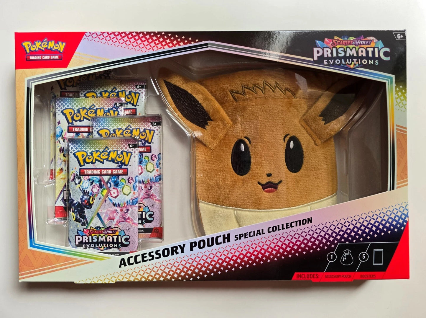 Pokemon TCG Scarlet & Violet 8.5 Prismatic Evolutions Accessory Pouch