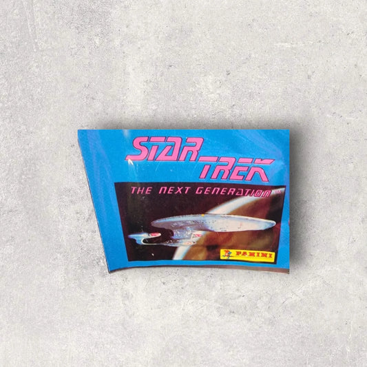 (1) Sealed Pack 1992 Star Trek The Next Generation Panini Stickers