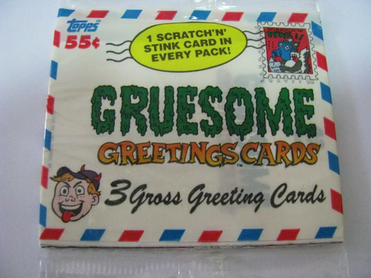 Topps Gruesome Greetings Trading Cards Pack Sealed as new 1992 Topps Cards