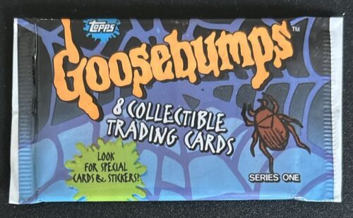 Sealed 1996 Topps Goosebumps Series One Trading Cards Pack