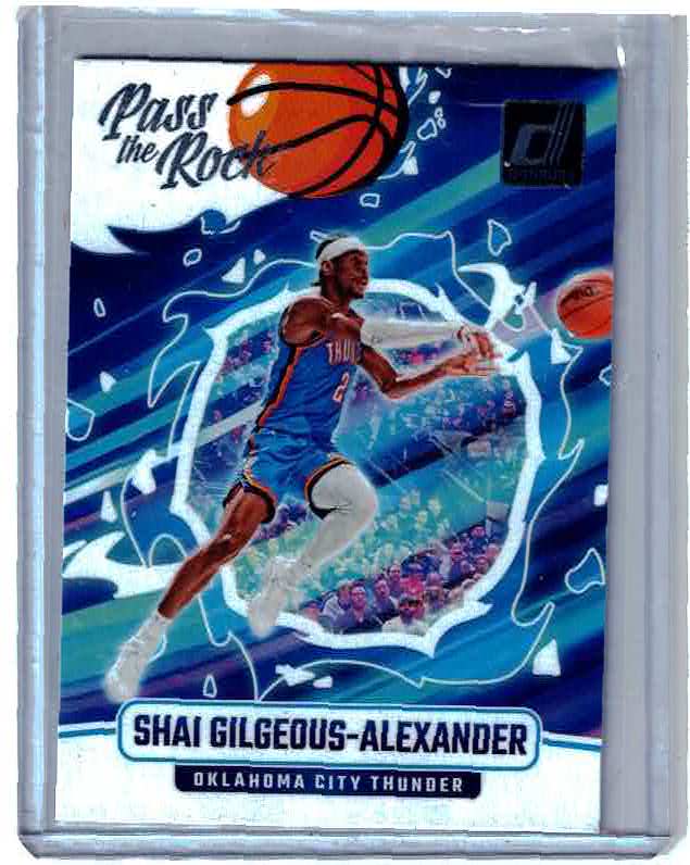 2023-24 Panini Donruss Pass The Rock - Shai Gilgeous-Alexander #7