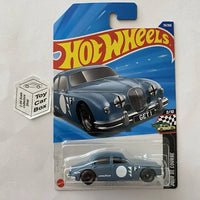 Hot Wheels Jaguar Mk1 Bluish Grey Race Day
