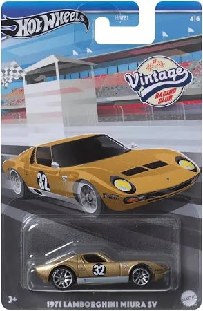 Hot Wheels - Vintage Racing Club 4/6 1971 Lamborghini Miura Sv