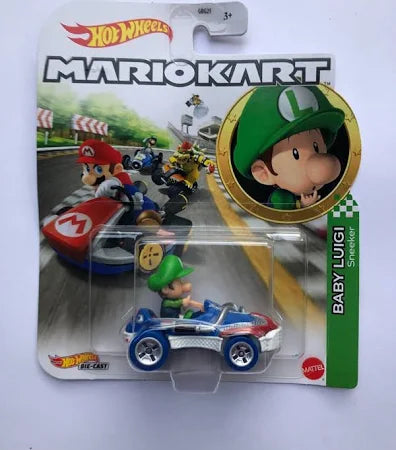 hot Wheels 2020 Die-cast - Mariokart Baby Luigi Sneeker