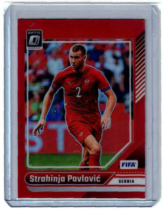 2024-25 Panini Donruss FIFA Strahinja Pavlovic Red 017/299