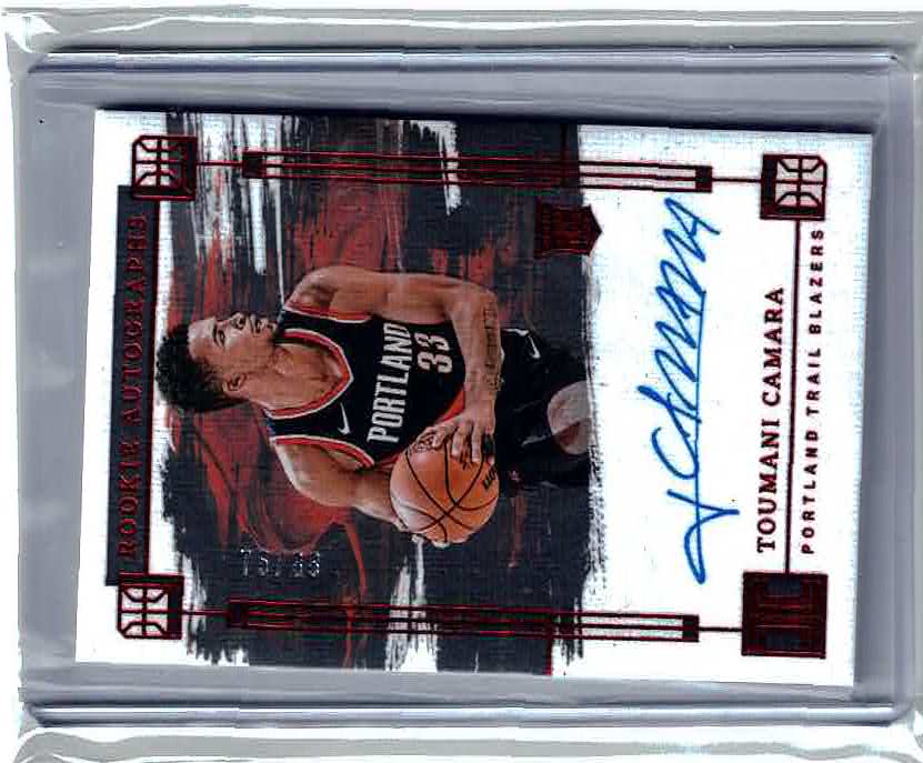 Toumani Camara Panini Impeccable Rookie Autographs On Card Auto 75/88 RA-TOU