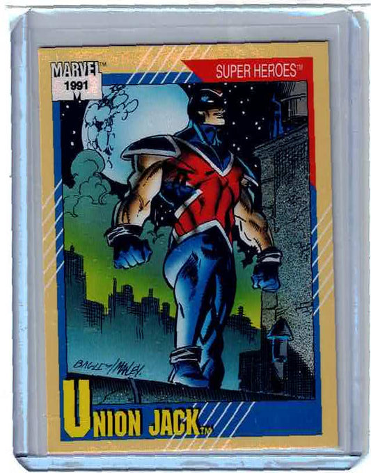 UNION JACK / 1991 Marvel Universe Series 2 (Impel) BASE Trading Card #24
