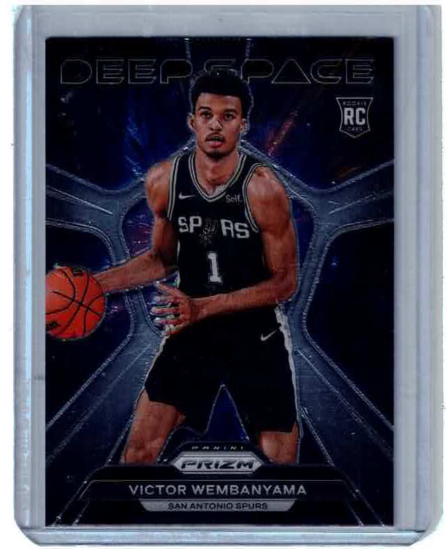 2023-24 Panini Prizm Victor Wembanyama #1 DEEP SPACE RC Rookie Card