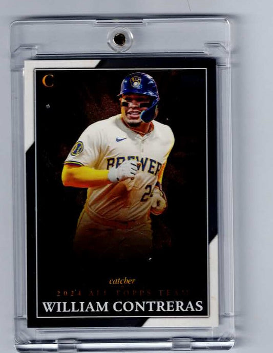 2025 MLB SERIES 1 [ALL TOPPS TEAM FOIL CARD] ATT-6 William CONTRERAS (BREWERS)